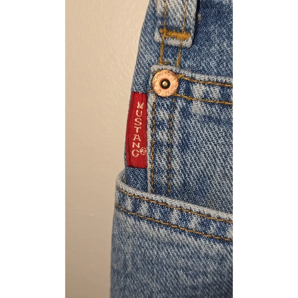 Mustang Mens‎ Jeans 34x30 Straight Mid Rise Medium Wash 100% Cotton Vintage Y2K
